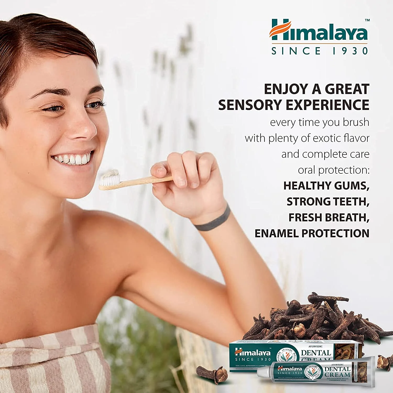 Himalaya Ayurvedic Dental Cream Herbal Toothpaste - Clove - 100 g - Image 4