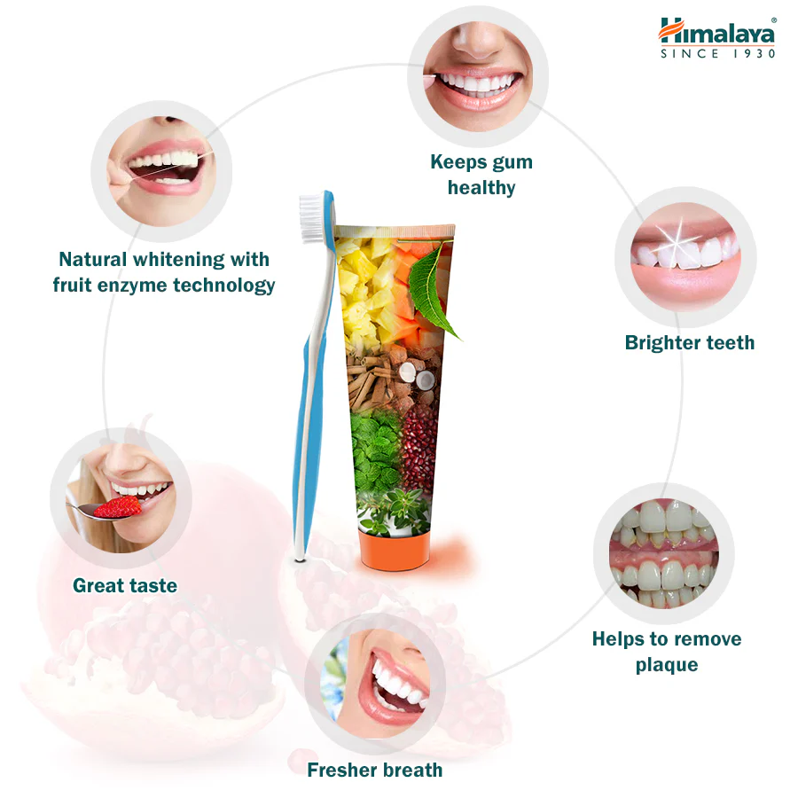 Himalaya BOTANIQUE Whitening Complete Care Toothpaste - Simply Mint - 150g - Image 4