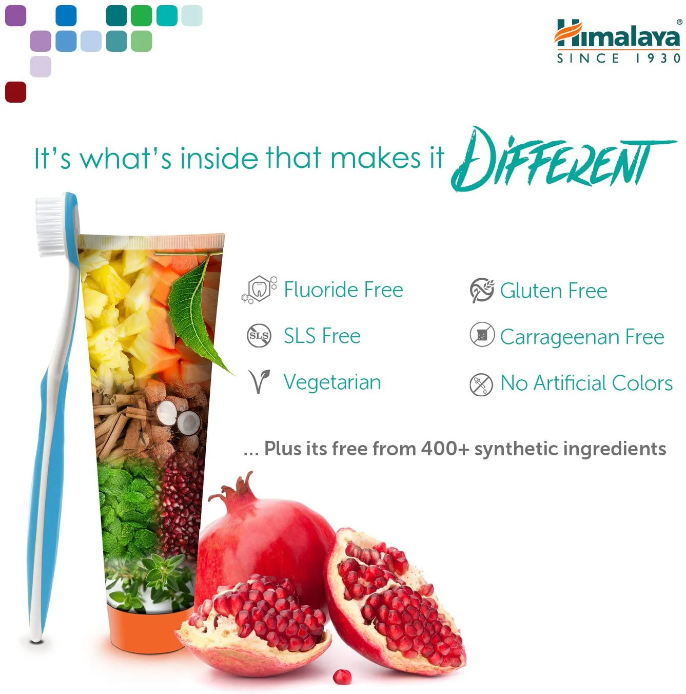 Himalaya BOTANIQUE Whitening Complete Care Toothpaste - Simply Peppermint - 150g - Image 5