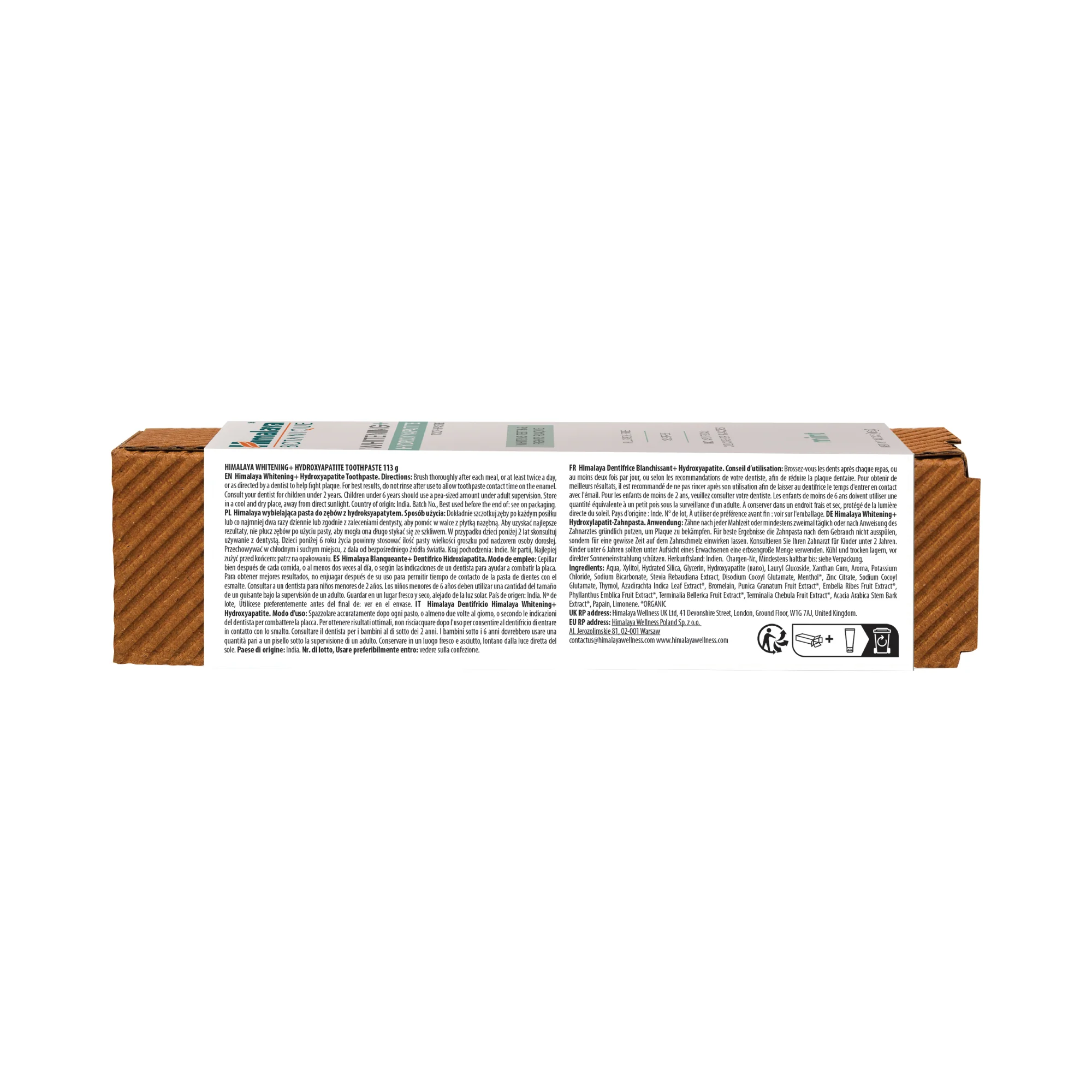 Himalaya Botanique Whitening + Hydroxyapatite Toothpaste - Mint 113g - Image 9