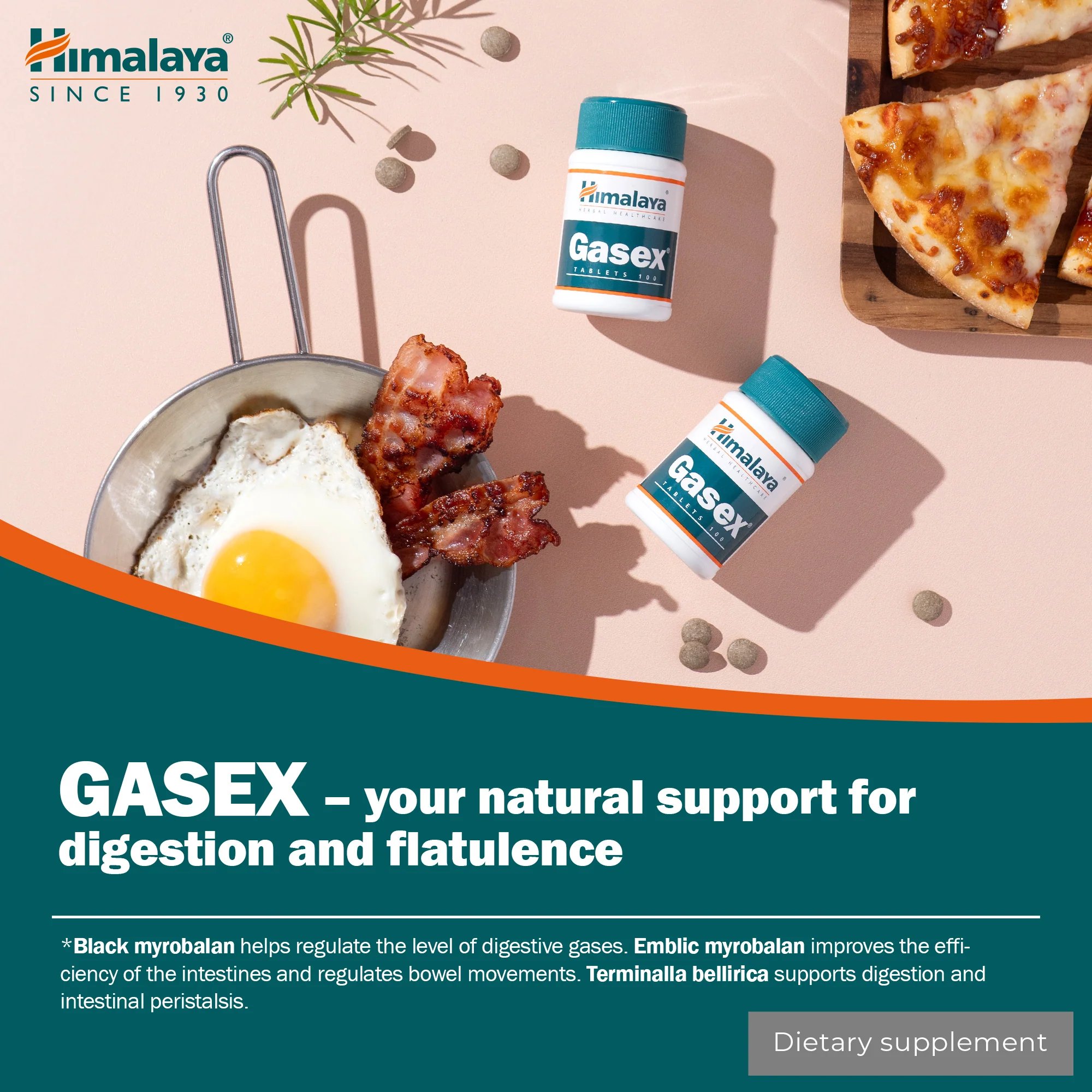 Himalaya Gasex - 100 Tablets - Image 4