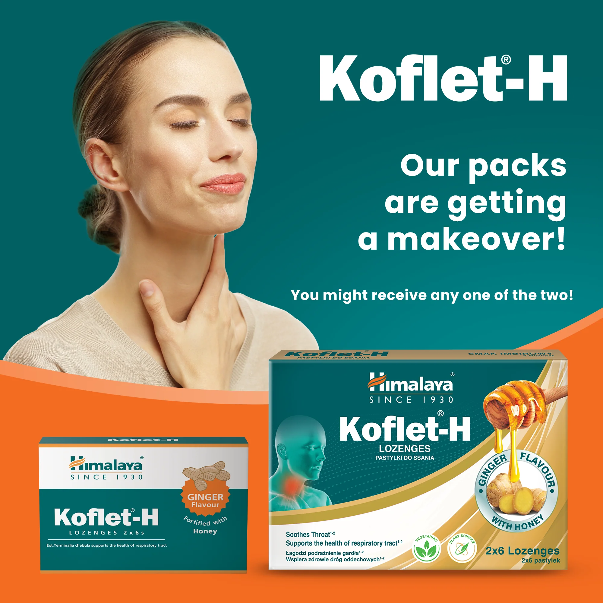 Himalaya Koflet-H Ginger - Lozenges 2x6s - Image 6