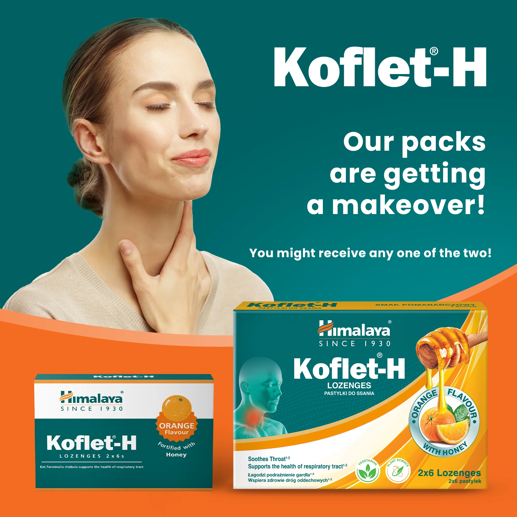 Himalaya Koflet-H Orange - Lozenges 2x6s - Image 6
