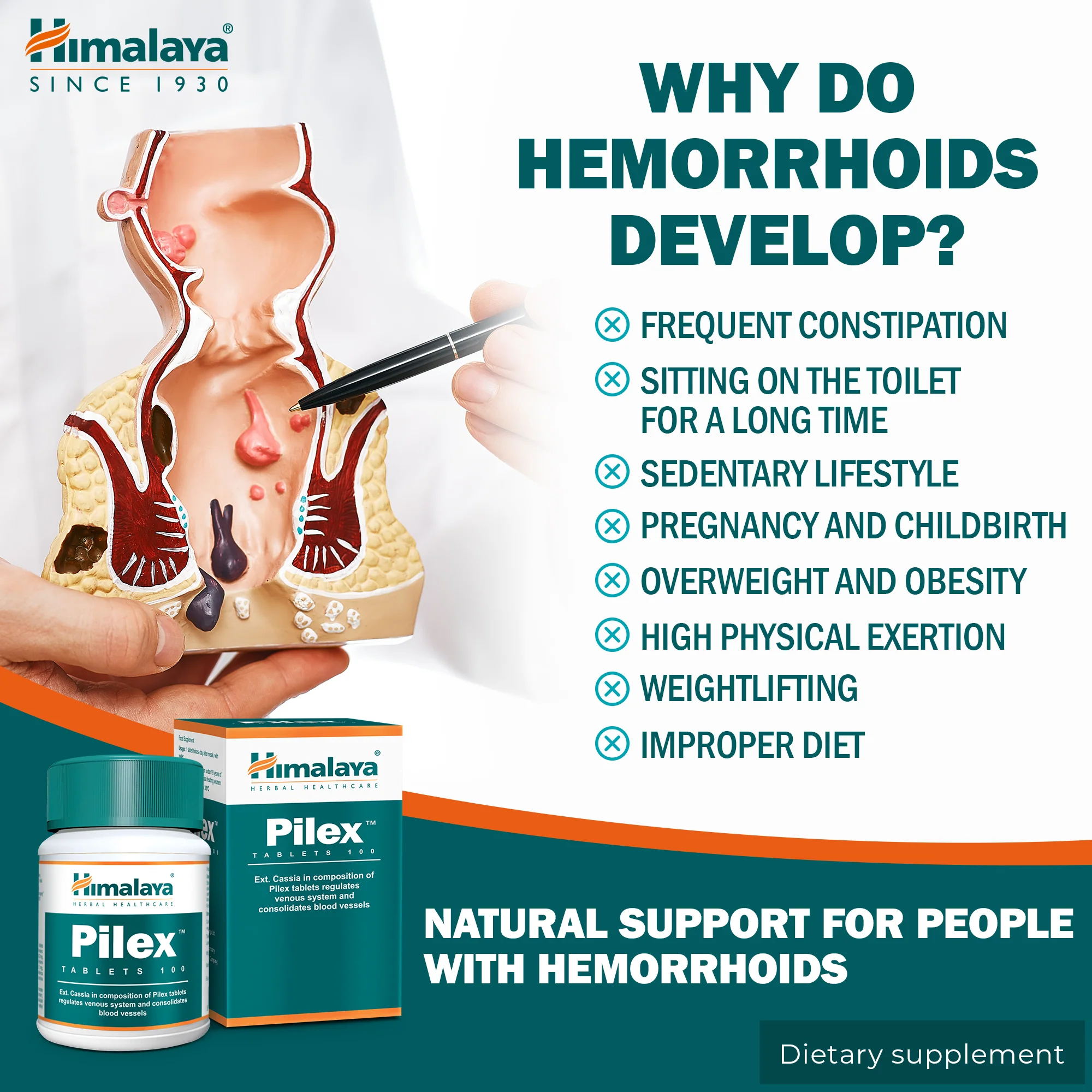 Himalaya Pilex - 100 Tablets - Image 6